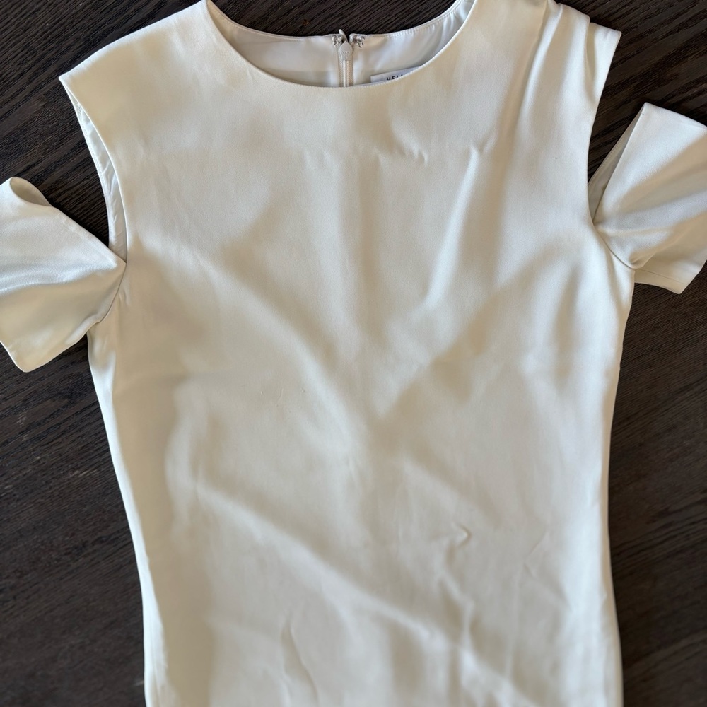 Elegant Cream Women's Dress